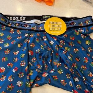 Rubik’s  cube Puzzle Print Boxer Briefs size xl